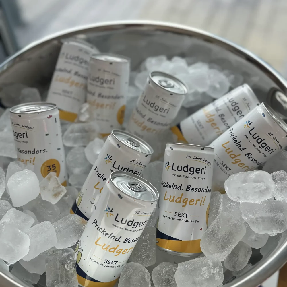 Ludgeri Jubilaeums Brunch Sekt Nahaufnahme